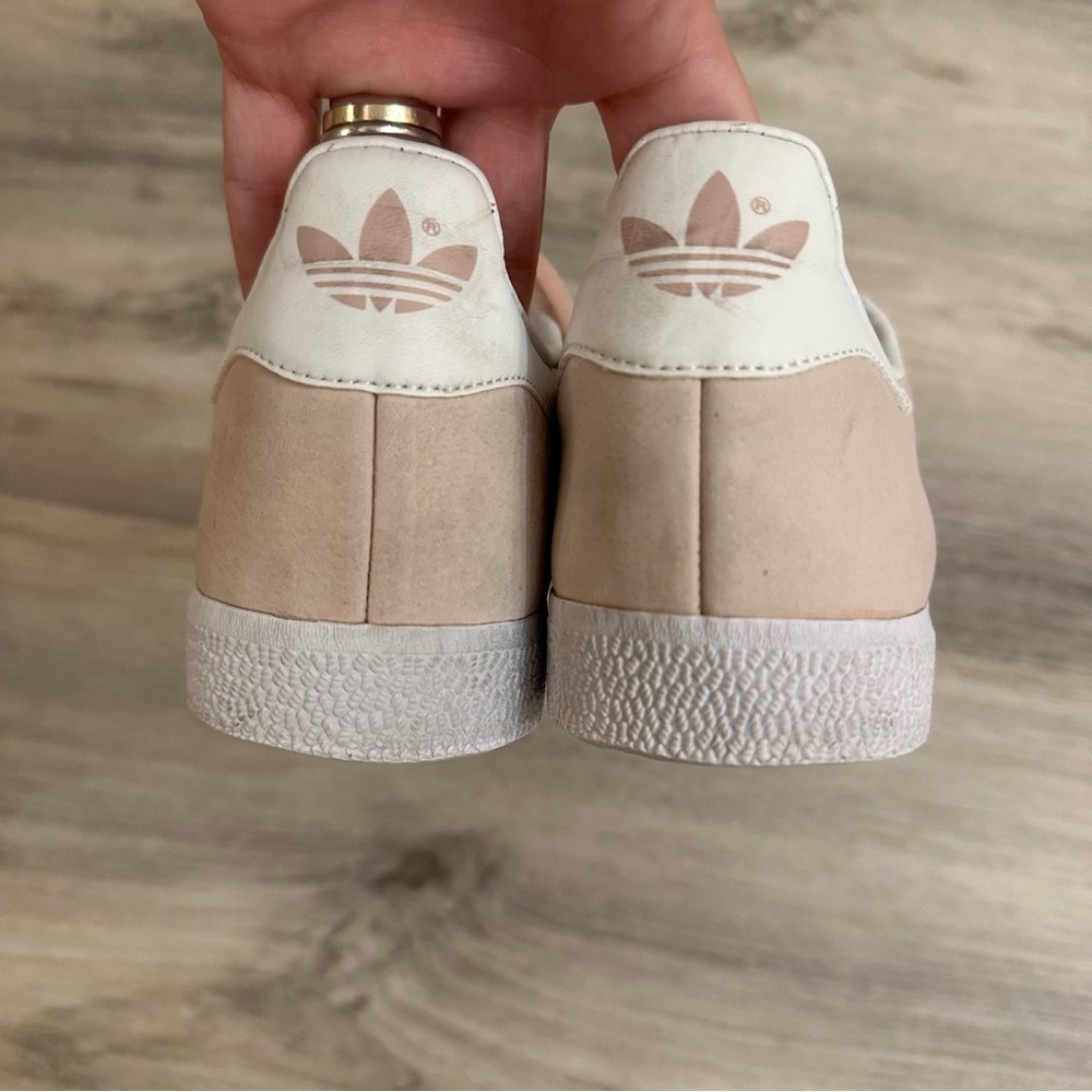 adidas Originals Gazelle pale pink sneakers adidas gazelle sneakers size 7 - Picture 5 of 8